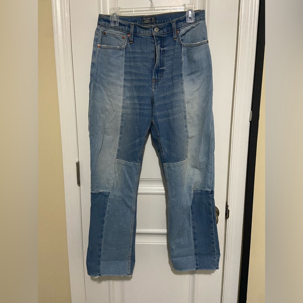 Abercrombie patchwork jeans